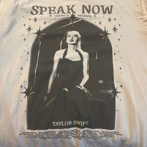 Taylor Swift Speak Now Tee - Cream